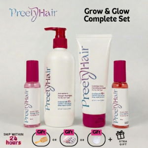 Preety Hair Full Set (Serum) + Free Gift
