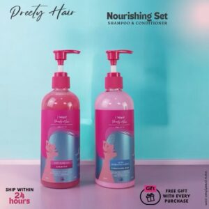 NEW LOOK Preety Hair Anti-Hair Fall Shampoo & Ultra-Hydrating Shine Conditioner Mask + Free Gift