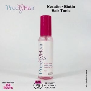 NEW LOOK Preety Hair Keratin + Biotin Water Based Hair Tonic + Free Gift